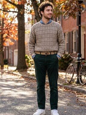 Vintage Bill Blass Hand-Framed Sweater – Made in USA